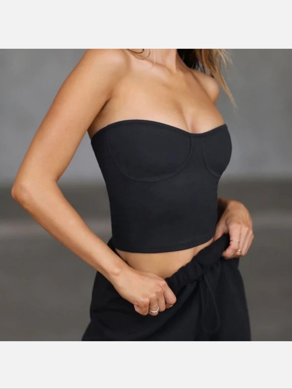JOAH BROWN BUSTIER TUBE TOP